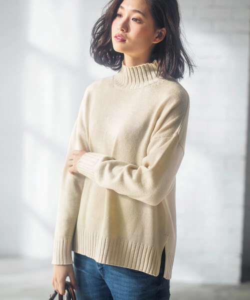 妥協 インフレーション ブラケット ハイネック セーター Z Renkei Jp