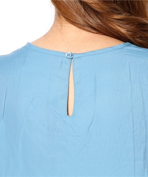 CIAOPANIC（チャオパニック）の「【Ciaopanic】レースピンタックBL（シャツ/ブラウス・レディース・オフホワイト/ベビーピンク/サックスブルー・FREE）」の13枚目の写真