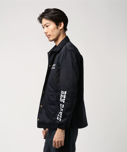 BEN DAVIS/PROJECT LINE（ベンデイビスプロジェクトライン）の「BEN DAVIS PROJECTLINE COACH EMBRO JACKET 刺繍コーチジャケット】（その他アウター・メンズ・ブラック/グレー/ネイビー・X-LARGE/LARGE/MEDIUM）」の6枚目の写真