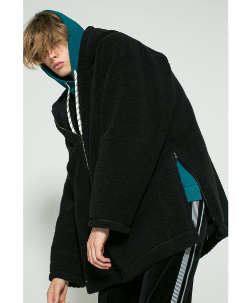 MONKEY TIME(モンキータイム)の「<monkey time> BOA HOOD JACKET/ボアジャケット ◆(ブルゾン・メンズ・ベージュ/ブラック・LARGE/X-LARGE/SMALL/MEDIUM)」の12枚目の写真