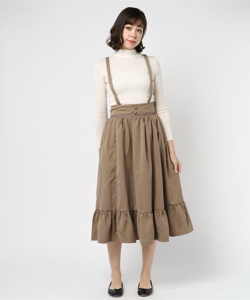 axes femme アクシーズファム スカート スノーフォレスト サス付き axes femme(アクシーズファム)の「サス付裾切替スカート