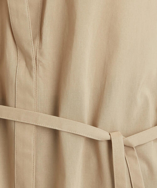 green label relaxing(グリーンレーベルリラクシング)の「FM ショートスリーブ シャツディガン(シャツワンピース・レディース・ブラック/ベージュ/ケリー・FREE)」の17枚目の写真