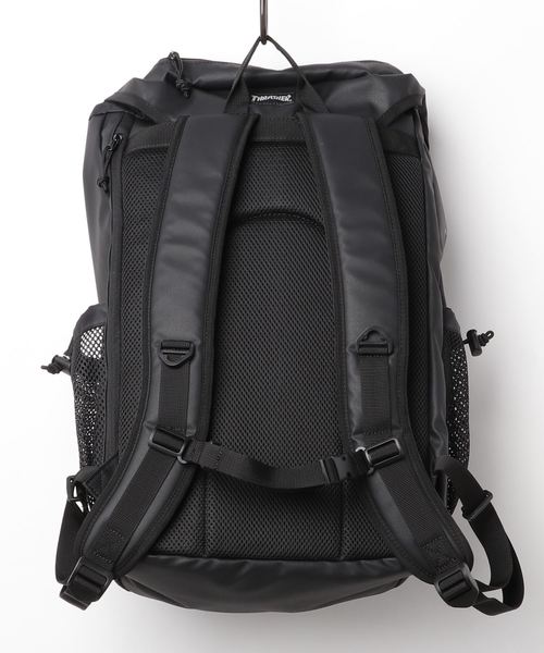 THRASHER(スラッシャー)の「デイパック THRASHER スラッシャー(バックパック/リュック・メンズ・ブラック/ブラック×イエロー・FREE)」の3枚目の写真