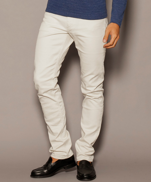 BEAUTY&YOUTH UNITED ARROWS（ビューティーアンドユースユナイテッドアローズ）の「BY ライト カツラギ 5ポケット-スリム パンツ§ ◆（チノパンツ・メンズ・ダークグレー/オフホワイト/ブラック・28inch/34inch/30inch/32inch）」の2枚目の写真