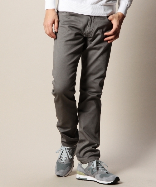 BEAUTY&YOUTH UNITED ARROWS（ビューティーアンドユースユナイテッドアローズ）の「BY ライト カツラギ 5ポケット-スリム パンツ§ ◆（チノパンツ・メンズ・ダークグレー/オフホワイト/ブラック・28inch/34inch/30inch/32inch）」の3枚目の写真