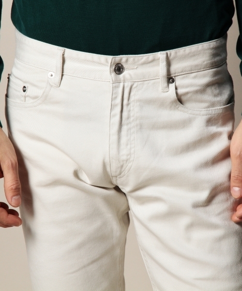 BEAUTY&YOUTH UNITED ARROWS（ビューティーアンドユースユナイテッドアローズ）の「BY ライト カツラギ 5ポケット-スリム パンツ§ ◆（チノパンツ・メンズ・ダークグレー/オフホワイト/ブラック・28inch/34inch/30inch/32inch）」の7枚目の写真