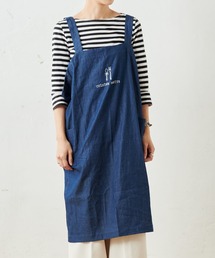 【CUiSiNE HABiTS】デニムライク エプロン