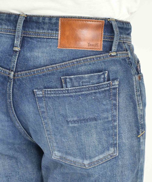 YANUK（ヤヌーク）の「クラシック ストレート デニムパンツ BEN(ベン)（デニムパンツ・メンズ・ブルー・32inch/30inch/28inch）」の6枚目の写真