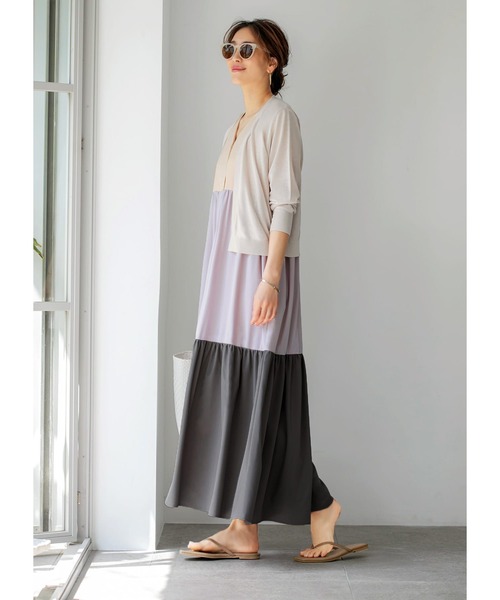 STYLE DELI(スタイルデリ)の「【ウエスト丈】シアーサマーカーディガンB(カーディガン/ボレロ・レディース・ミント/イエロー系その他/グレイッシュベージュ/ブラウン/ネイビー/ブラック・FREE)」の10枚目の写真