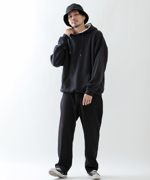 ZIP FIVE(ジップファイブ)の「【ZIP FIVE】裏ボアビッグプルパーカー(パーカー・メンズ・ホワイト/ブラック/ベージュ/ブラウン/グレー/オリーブ・MEDIUM/LARGE)」の8枚目の写真