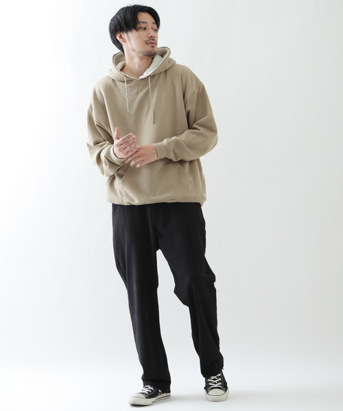 ZIP FIVE(ジップファイブ)の「【ZIP FIVE】裏ボアビッグプルパーカー(パーカー・メンズ・ホワイト/ブラック/ベージュ/ブラウン/グレー/オリーブ・MEDIUM/LARGE)」の11枚目の写真