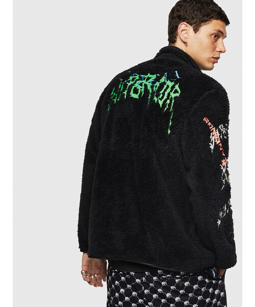 DIESEL（ディーゼル）の「メンズ スウェット フリースジャケット  