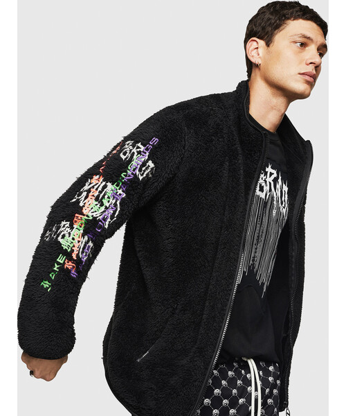 DIESEL（ディーゼル）の「メンズ スウェット フリースジャケット  