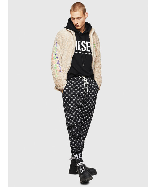 DIESEL（ディーゼル）の「メンズ スウェット フリースジャケット  