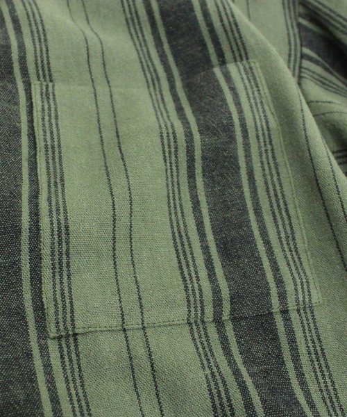 RNA（アールエヌエー）の「B2545 ストライプフレアカフスシャツ（シャツ/ブラウス・レディース・ホワイト/カーキ/ピンク・MEDIUM）」の21枚目の写真