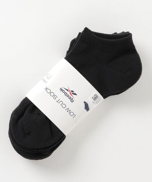 Reebok(リーボック)の「クラシックス ファウンデーション ロー カット ソックス 3足組 / Classics Foundation Low Cut Socks 3 Pairs(ソックス/靴下・メンズ・ブラック×グレー/ブラック/ホワイト・LARGE/MEDIUM/SMALL/X-LARGE)」の7枚目の写真