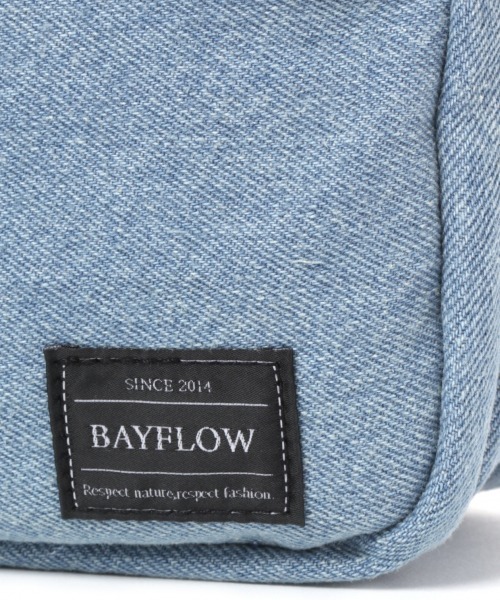 BAYFLOW(ベイフロー)の「ボックスショルダーバッグ(ショルダーバッグ・メンズ・クリアブルー/ブラック・FREE)」の10枚目の写真
