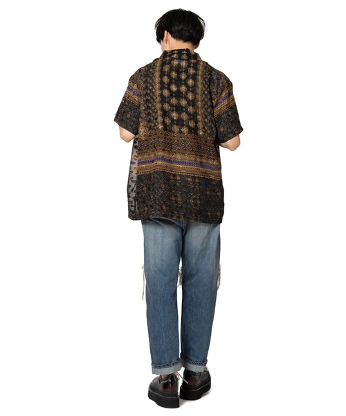 glamb(グラム)の「Longley SH / ロングリーシャツ(シャツ/ブラウス・メンズ・レッド/ブラック・1/2/3/4/0)」の9枚目の写真