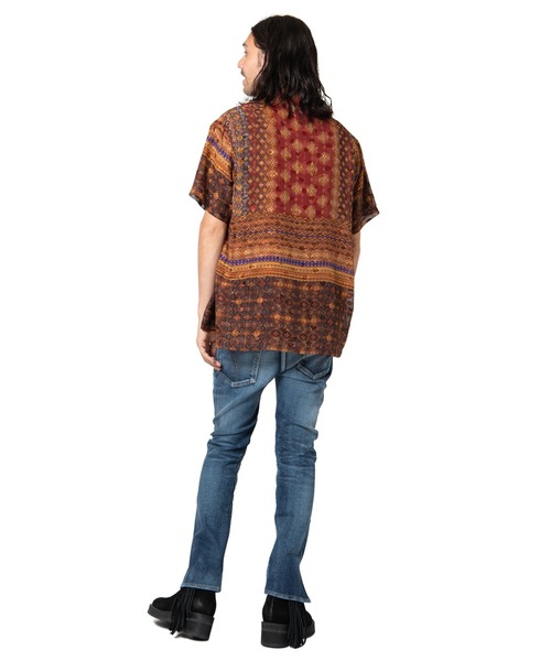 glamb(グラム)の「Longley SH / ロングリーシャツ(シャツ/ブラウス・メンズ・レッド/ブラック・1/2/3/4/0)」の15枚目の写真