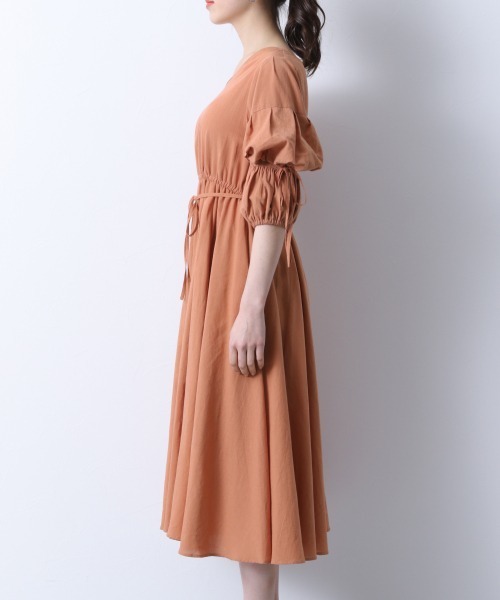 Heather（ヘザー）の「ソデボリュームコットンワンピース　886599（ワンピース・レディース・オレンジ系その他/ベージュ系その他/グリーン系その他・FREE）」の10枚目の写真