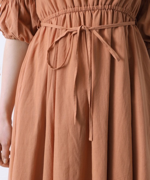 Heather（ヘザー）の「ソデボリュームコットンワンピース　886599（ワンピース・レディース・オレンジ系その他/ベージュ系その他/グリーン系その他・FREE）」の17枚目の写真