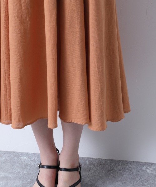 Heather（ヘザー）の「ソデボリュームコットンワンピース　886599（ワンピース・レディース・オレンジ系その他/ベージュ系その他/グリーン系その他・FREE）」の14枚目の写真