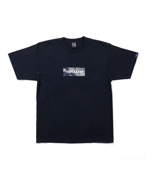 APPLEBUM（アップルバム）の「Bandanna Box Logo T-shirt（Tシャツ/カットソー・メンズ・グレー系その他/ブラック系その他/ホワイト×ネイビー/ホワイト×ピンク/ネイビー/ホワイト系その他・MEDIUM/XX-LARGE/SMALL/X-LARGE/LARGE）」の6枚目の写真
