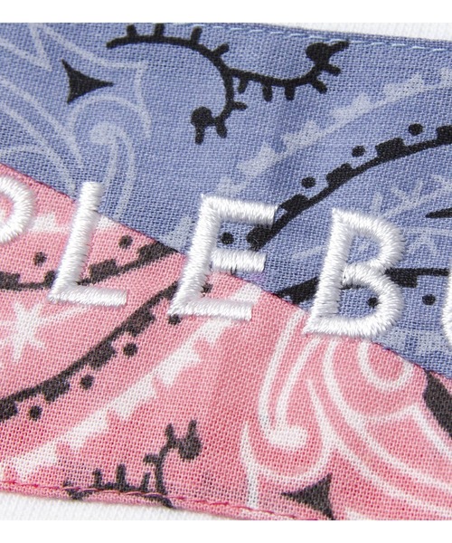 APPLEBUM（アップルバム）の「Bandanna Box Logo T-shirt（Tシャツ/カットソー・メンズ・グレー系その他/ブラック系その他/ホワイト×ネイビー/ホワイト×ピンク/ネイビー/ホワイト系その他・MEDIUM/XX-LARGE/SMALL/X-LARGE/LARGE）」の19枚目の写真