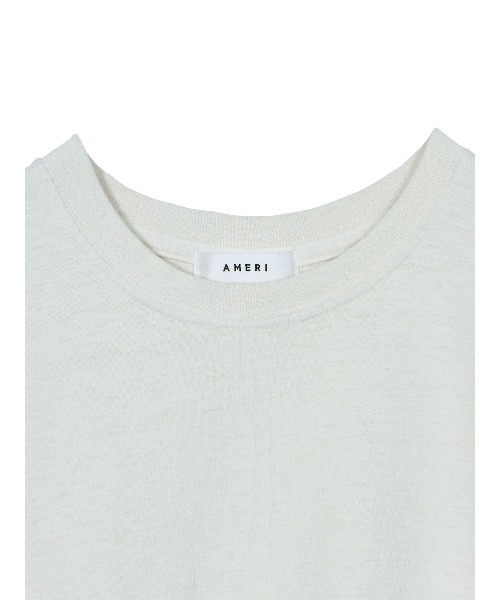 Ameri（アメリ）の「PAN AM LOOSE TEE（Tシャツ/カットソー・レディース・ホワイト/スミクロ・FREE）」の10枚目の写真