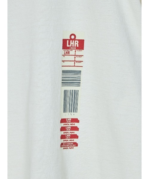 Ameri（アメリ）の「PAN AM LOOSE TEE（Tシャツ/カットソー・レディース・ホワイト/スミクロ・FREE）」の12枚目の写真