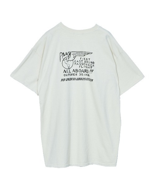 Ameri（アメリ）の「PAN AM LOOSE TEE（Tシャツ/カットソー・レディース・ホワイト/スミクロ・FREE）」の14枚目の写真