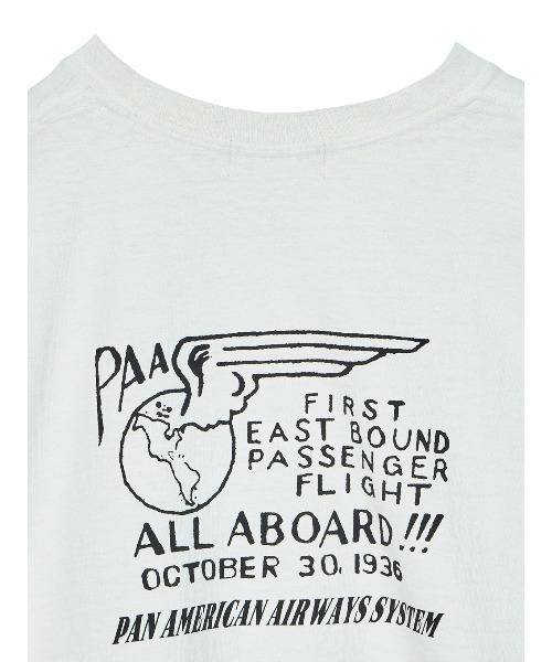 Ameri（アメリ）の「PAN AM LOOSE TEE（Tシャツ/カットソー・レディース・ホワイト/スミクロ・FREE）」の15枚目の写真