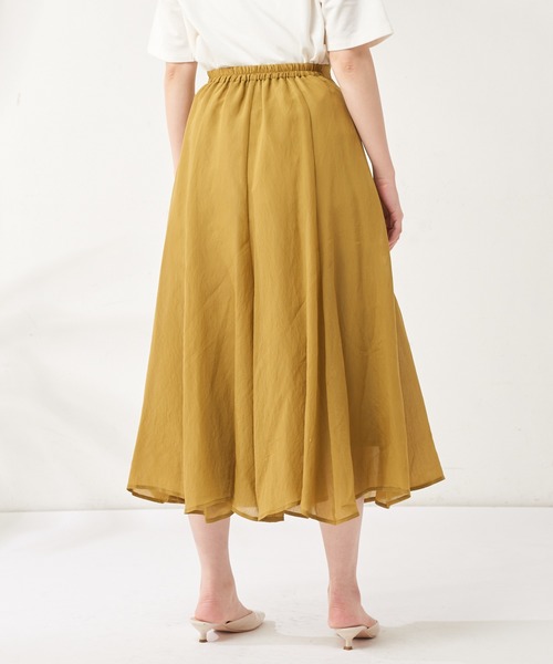 natural couture(ナチュラルクチュール)の「お上品8枚接ぎカラースカート(スカート・レディース・ブラウン/イエロー/ラベンダー/ライトベージュ・FREE)」の19枚目の写真