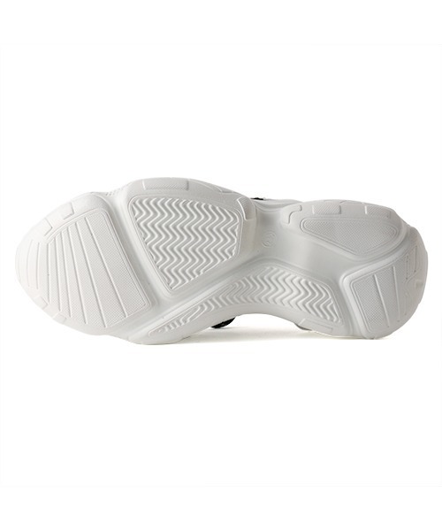 coca(ANDEX shoes product)(コカ)の「超軽量 厚底 アニマル柄 ダッドスニーカー(スニーカー・レディース・ブルー/ホワイト/ブラック・24.5cm/23cm/23.5cm/24cm)」の4枚目の写真