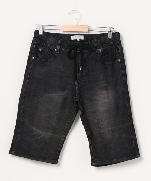 Blue Standard （ブルースタンダード）の「【BLUE STANDARD】ドビーイージーショーツ デニム　ストレッチ性強い素材（デニムパンツ・メンズ・その他1/ブルー/ブルー系その他/ホワイト/グレー/ブラック・SMALL/MEDIUM/LARGE/X-LARGE）」の3枚目の写真