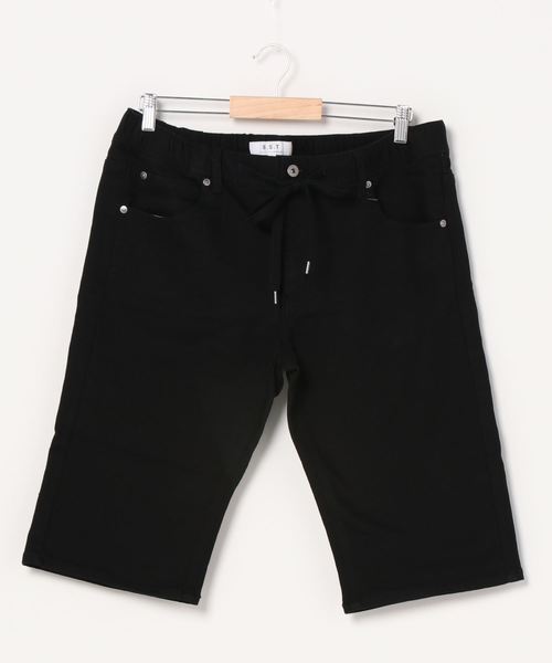 Blue Standard （ブルースタンダード）の「【BLUE STANDARD】ドビーイージーショーツ デニム　ストレッチ性強い素材（デニムパンツ・メンズ・その他1/ブルー/ブルー系その他/ホワイト/グレー/ブラック・SMALL/MEDIUM/LARGE/X-LARGE）」の2枚目の写真