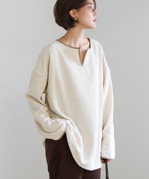 トップス Mocha コーデュロイオーバートップス（Tシャツ/カットソー）｜select MOCA