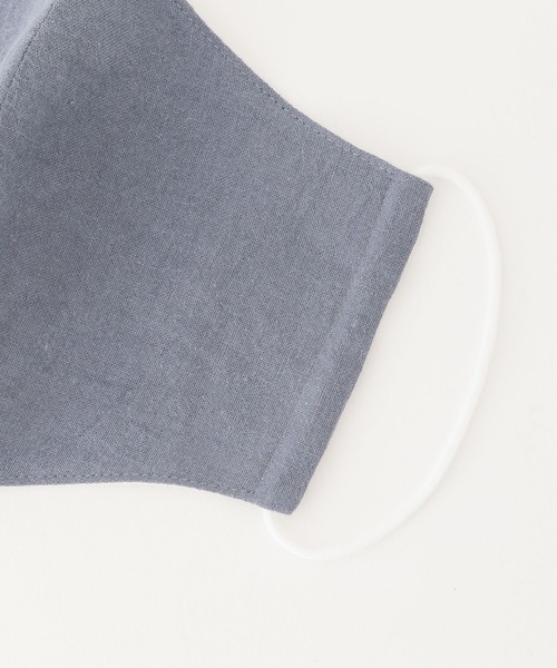 LEPSIM（レプシィム）の「リネンリバーシブルマスク　893573（マスク・レディース・ネイビー/ライトピンク・ONE SIZE）」の9枚目の写真