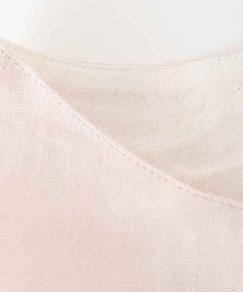 LEPSIM（レプシィム）の「リネンリバーシブルマスク　893573（マスク・レディース・ネイビー/ライトピンク・ONE SIZE）」の12枚目の写真