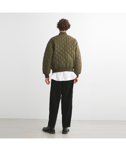 ブルゾン Barbour - Barbour QUILTED BOMBER JACKE Barbour（バブアー）の「QUILTED BOMBER JACKET OS NYLON