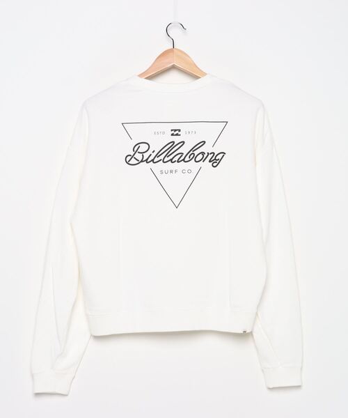 BILLABONG（ビラボン）の「BILLABONG レディース SWEAT CREW スウェットトレーナー【2020年秋冬モデル】/ビラボン スウェット トレーナー バックプリント ドロップショルダー  ビッグスリーブ（スウェット・レディース・ブラック/ベージュ/ピンク/オフホワイト・MEDIUM/LARGE）」の21枚目の写真