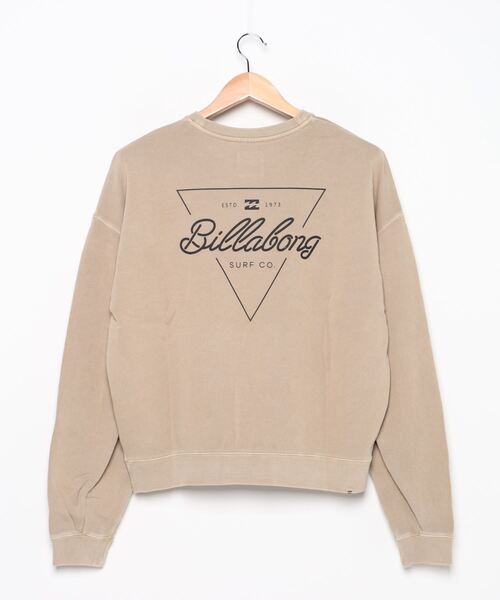 BILLABONG（ビラボン）の「BILLABONG レディース SWEAT CREW スウェットトレーナー【2020年秋冬モデル】/ビラボン スウェット トレーナー バックプリント ドロップショルダー  ビッグスリーブ（スウェット・レディース・ブラック/ベージュ/ピンク/オフホワイト・MEDIUM/LARGE）」の4枚目の写真
