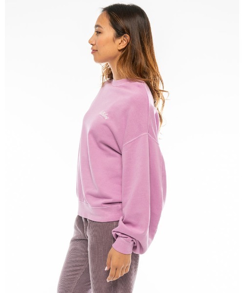 BILLABONG（ビラボン）の「BILLABONG レディース SWEAT CREW スウェットトレーナー【2020年秋冬モデル】/ビラボン スウェット トレーナー バックプリント ドロップショルダー  ビッグスリーブ（スウェット・レディース・ブラック/ベージュ/ピンク/オフホワイト・MEDIUM/LARGE）」の11枚目の写真