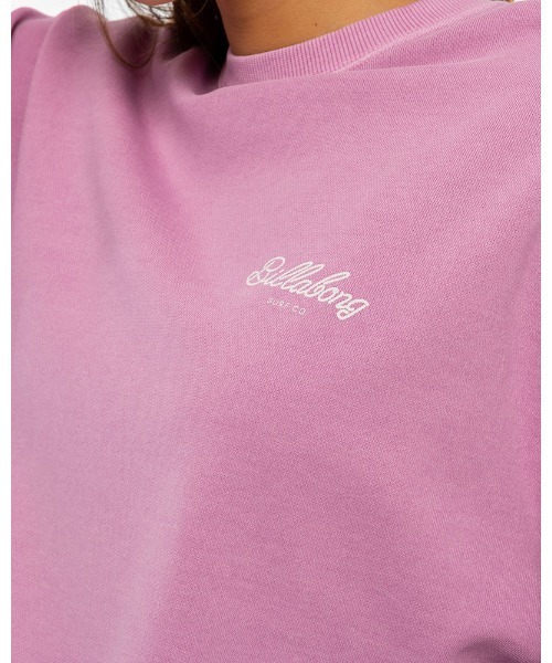 BILLABONG（ビラボン）の「BILLABONG レディース SWEAT CREW スウェットトレーナー【2020年秋冬モデル】/ビラボン スウェット トレーナー バックプリント ドロップショルダー  ビッグスリーブ（スウェット・レディース・ブラック/ベージュ/ピンク/オフホワイト・MEDIUM/LARGE）」の13枚目の写真