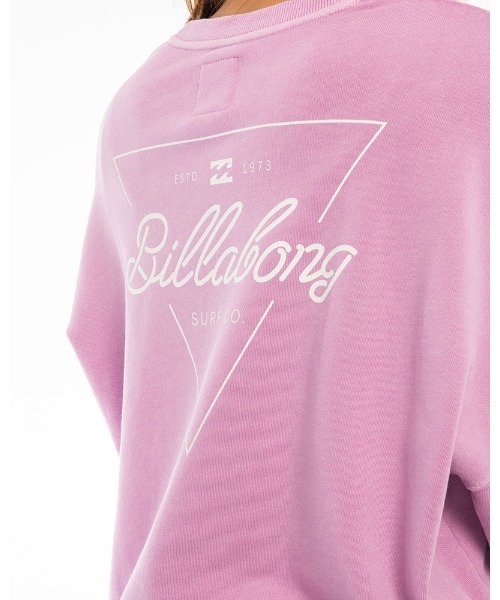 BILLABONG（ビラボン）の「BILLABONG レディース SWEAT CREW スウェットトレーナー【2020年秋冬モデル】/ビラボン スウェット トレーナー バックプリント ドロップショルダー  ビッグスリーブ（スウェット・レディース・ブラック/ベージュ/ピンク/オフホワイト・MEDIUM/LARGE）」の14枚目の写真