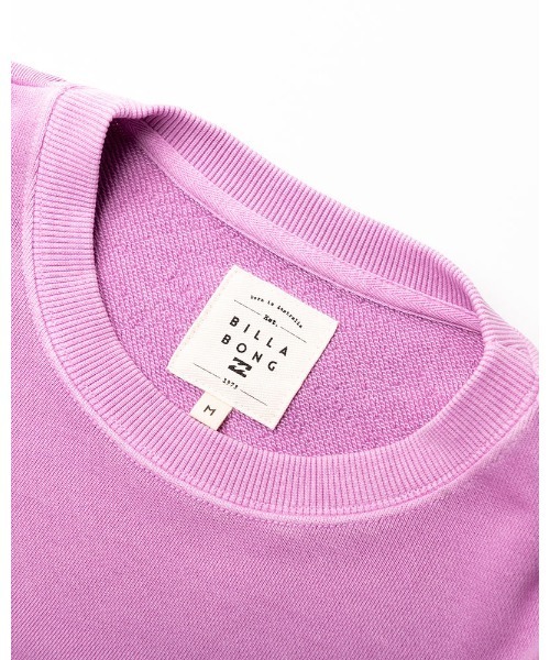 BILLABONG（ビラボン）の「BILLABONG レディース SWEAT CREW スウェットトレーナー【2020年秋冬モデル】/ビラボン スウェット トレーナー バックプリント ドロップショルダー  ビッグスリーブ（スウェット・レディース・ブラック/ベージュ/ピンク/オフホワイト・MEDIUM/LARGE）」の16枚目の写真