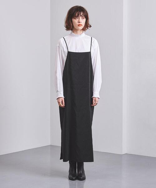 UNITED ARROWS(ユナイテッドアローズ)の「<YLEVE(イレーヴ)>2WAY キャミソールワンピース ■■■(ワンピース・レディース・ブラック・FREE)」の5枚目の写真