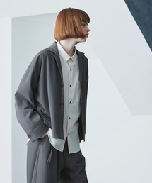 Loose/ルース | 【Loose】TR オーバーサイズ ドレープ テーラードブルゾンジャケット/2タックテーパードワイドパンツ ＜セットアップ＞(テーラードジャケット)