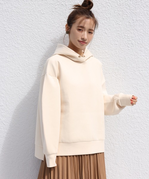 one after another NICE CLAUP（ワンアフターアナザーナイスクラップ）の「フェイクレザープリーツスカート（スカート・レディース・アイボリー/ブラウン/モカ・FREE）」の8枚目の写真