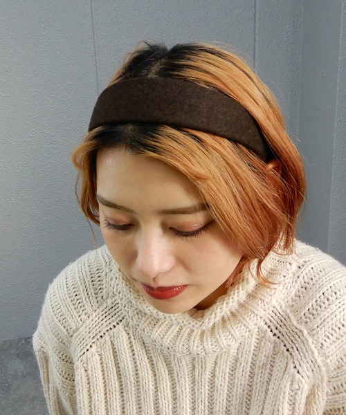 minia(ミニア)の「ワイドカチューシャ ◆(カチューシャ・レディース・ブラック/ベージュ/ネイビー/ブラウン/グレー・FREE)」の7枚目の写真